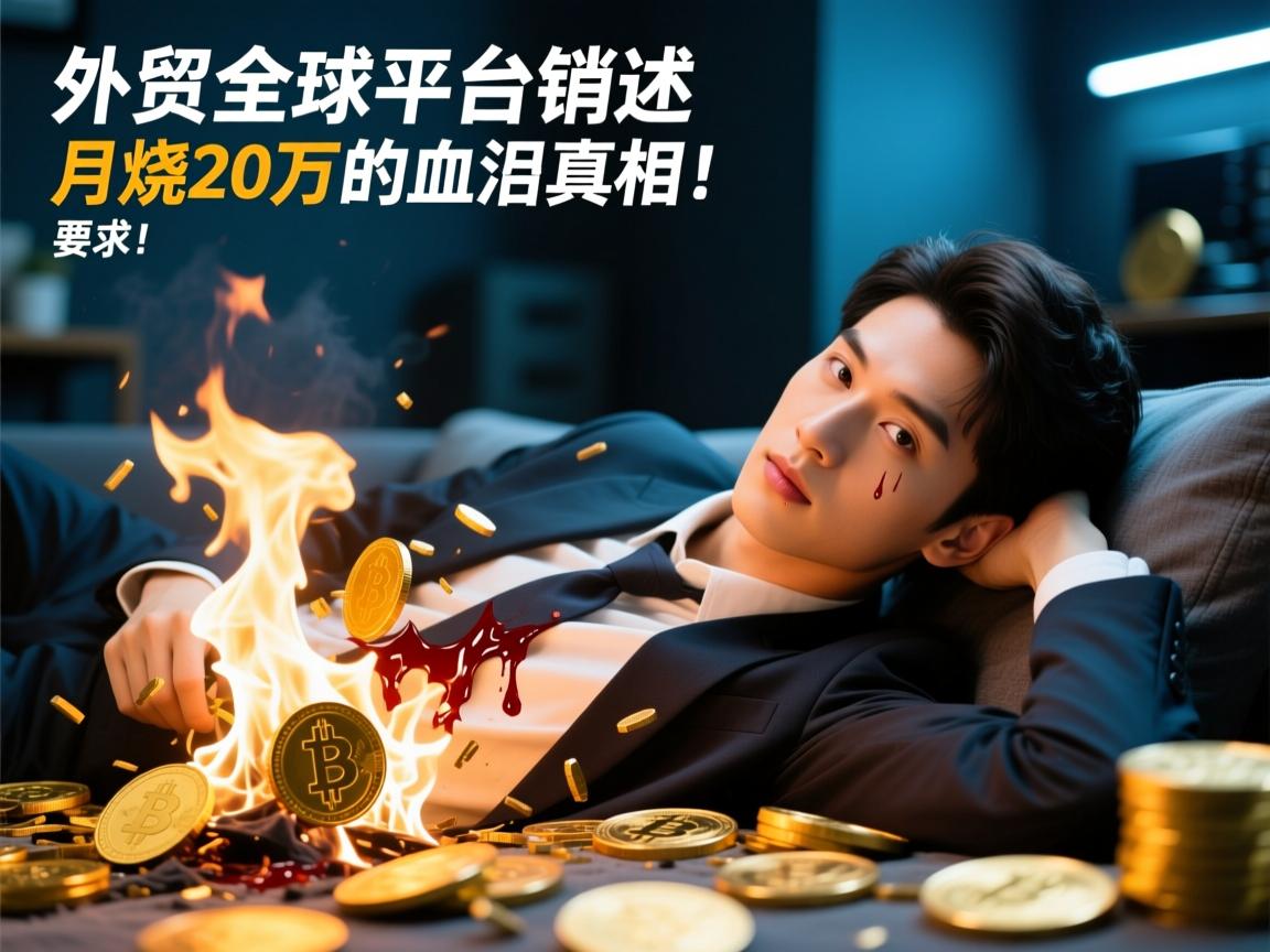 外贸全球平台销售,躺赚神话破灭,95后卖家亲述月烧20万的血泪真相!
