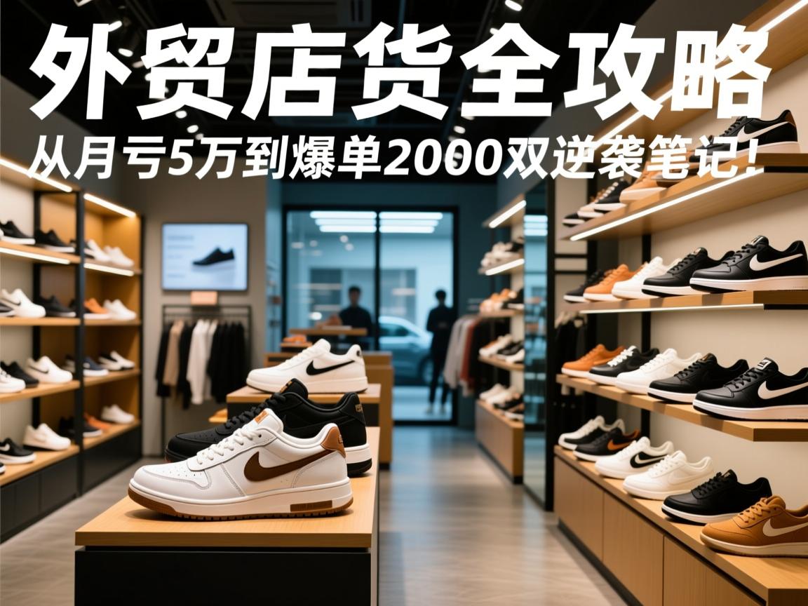 外贸鞋店拿货全攻略,从月亏5万到爆单2000双的逆袭笔记!