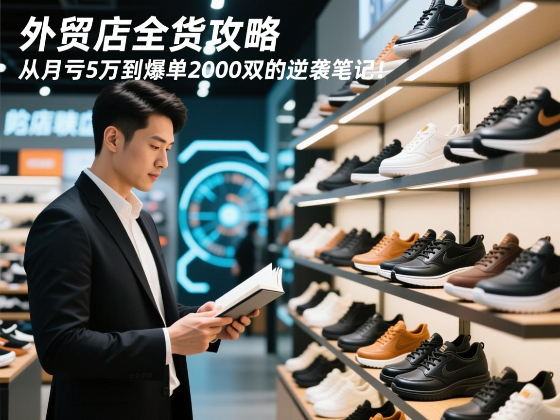 外贸鞋店拿货全攻略,从月亏5万到爆单2000双的逆袭笔记!