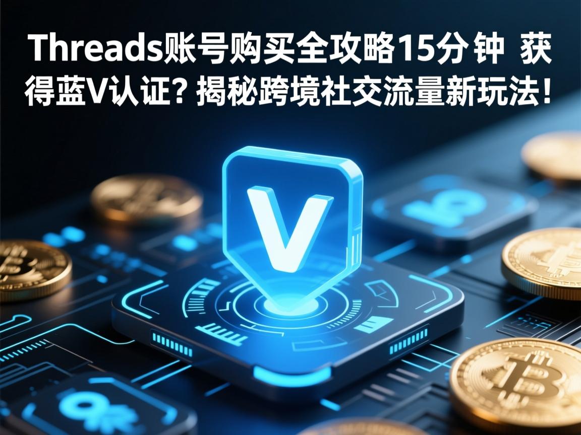 Threads账号购买全攻略,15分钟获得蓝V认证?揭秘跨境社交流量新玩法!