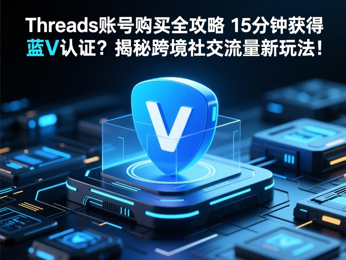Threads账号购买全攻略,15分钟获得蓝V认证?揭秘跨境社交流量新玩法!