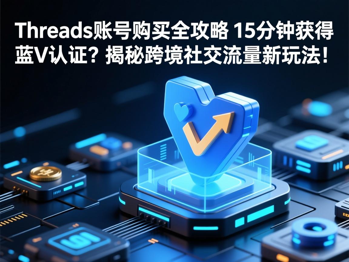 Threads账号购买全攻略,15分钟获得蓝V认证?揭秘跨境社交流量新玩法!