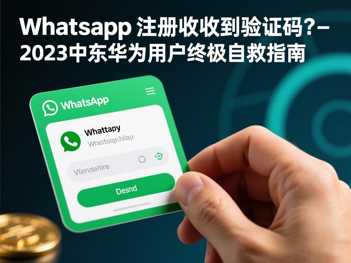WhatsApp注册收不到验证码?2023中东华为用户终极自救指南