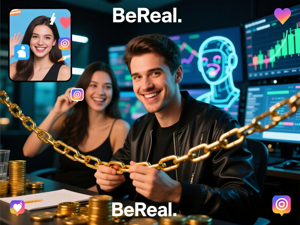 BeReal账号地下交易链曝光,真人社交背后的虚拟身份狂欢