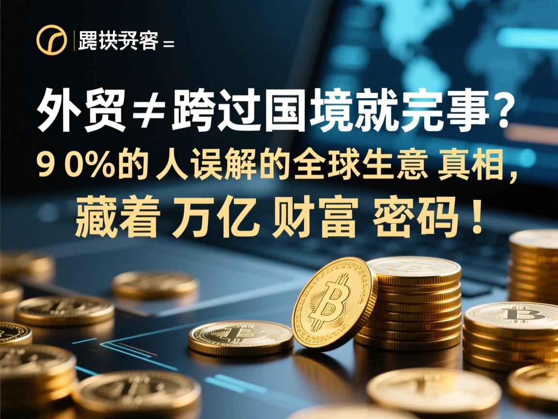 外贸≠跨过国境就完事？90%的人误解的全球生意真相，藏着万亿财富密码！