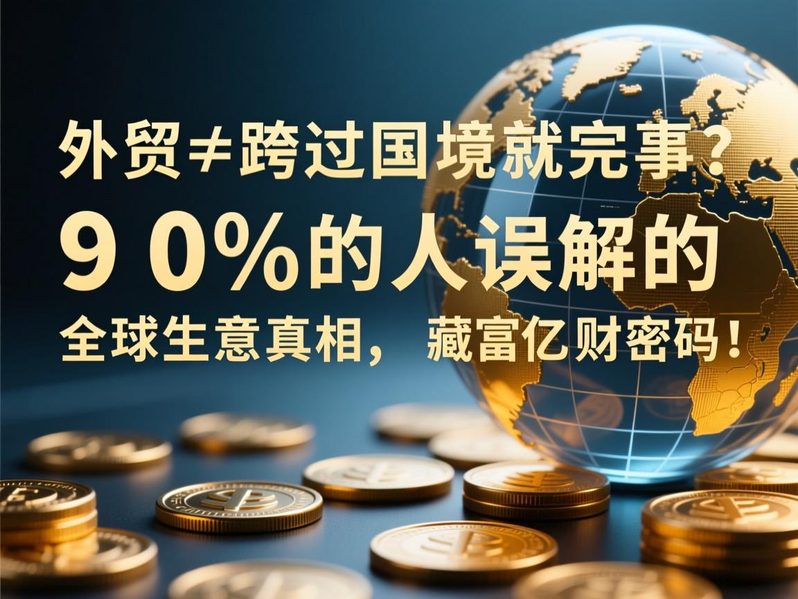 外贸≠跨过国境就完事?90%的人误解的全球生意真相,藏着万亿财富密码!