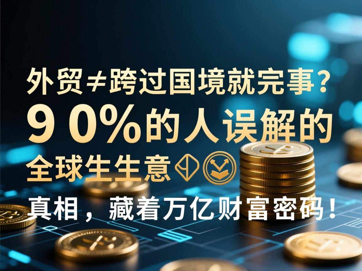 外贸≠跨过国境就完事?90%的人误解的全球生意真相,藏着万亿财富密码!