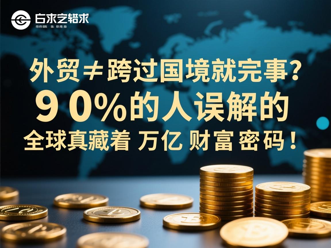 外贸≠跨过国境就完事?90%的人误解的全球生意真相,藏着万亿财富密码!