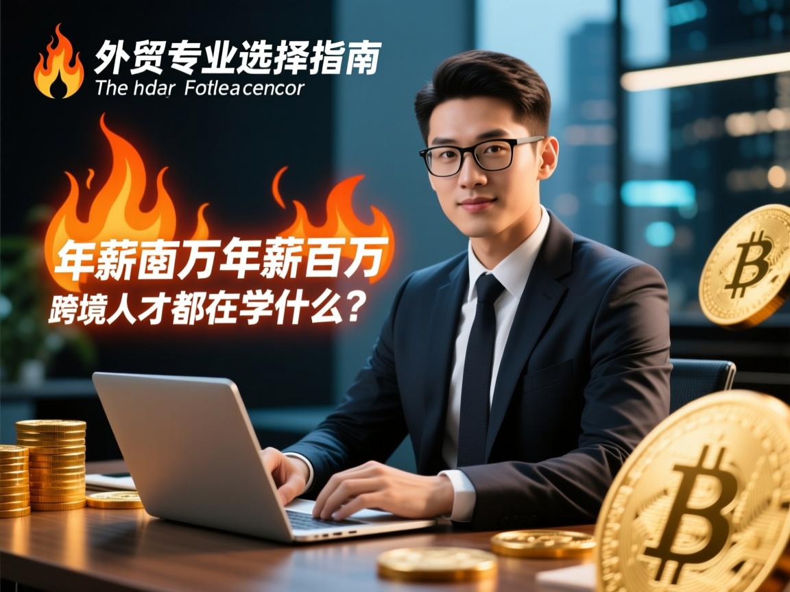 🔥外贸专业选择指南,年薪百万的跨境人才都在学什么?