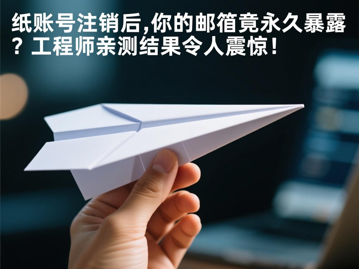 纸飞机账号注销后,你的邮箱竟永久暴露?工程师亲测结果令人震惊!