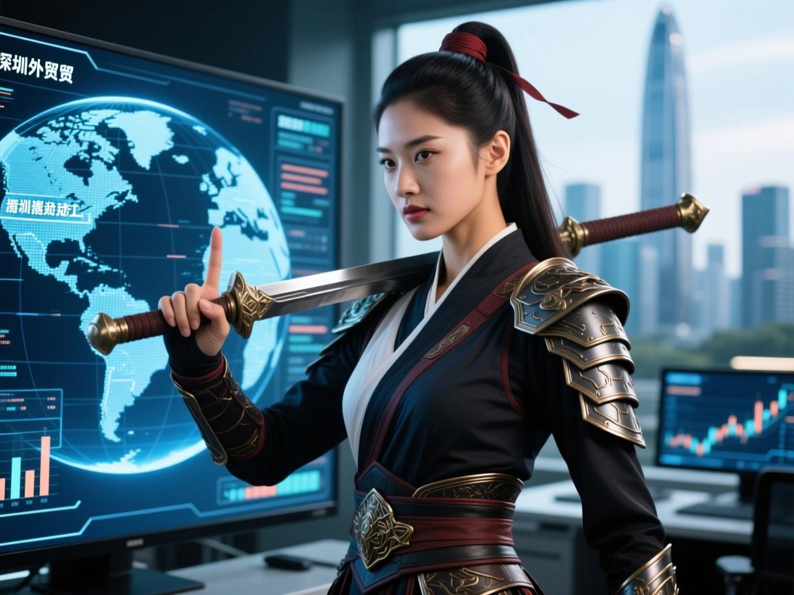 深圳外贸女侠,指尖撬动全球,柔肩扛起万亿江湖