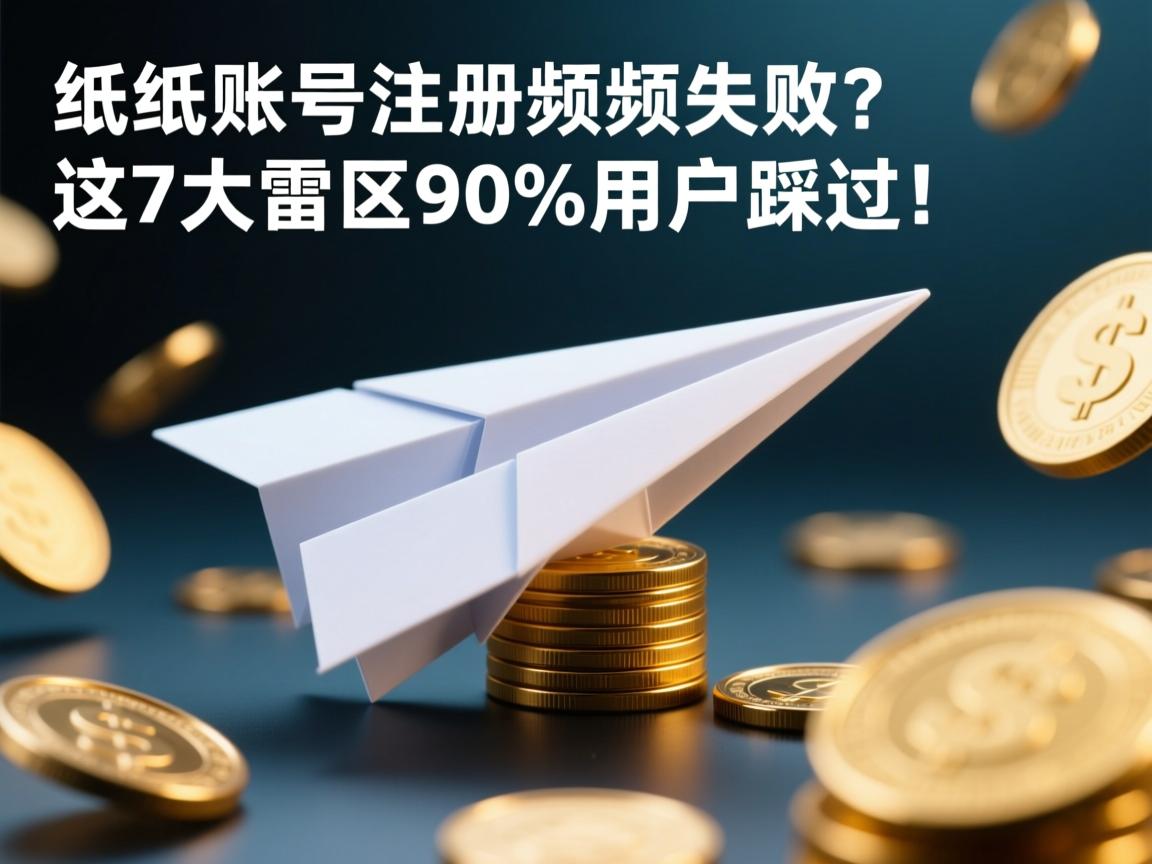 纸飞机账号注册频频失败?这7大雷区90%用户踩过!