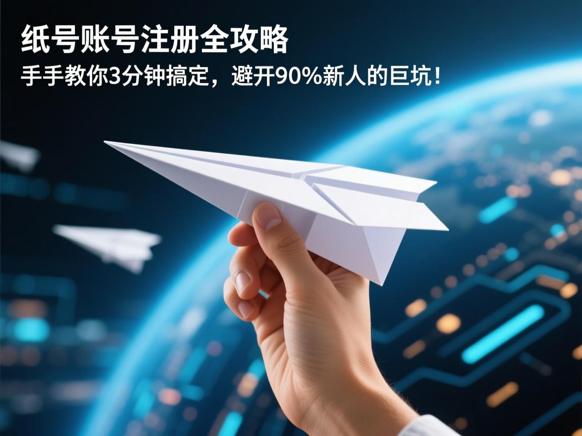 纸飞机账号注册全攻略,手把手教你3分钟搞定,避开90%新人的巨坑!