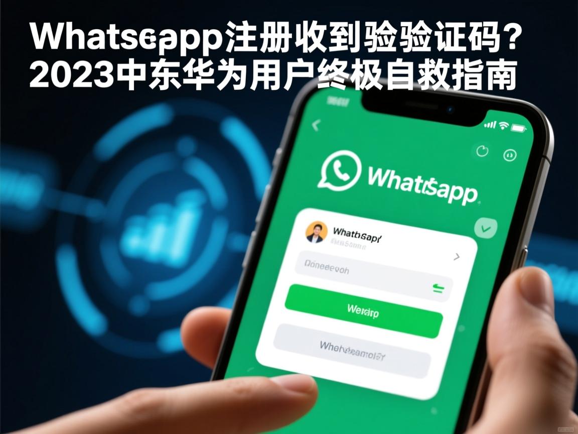 WhatsApp注册收不到验证码?2023中东华为用户终极自救指南