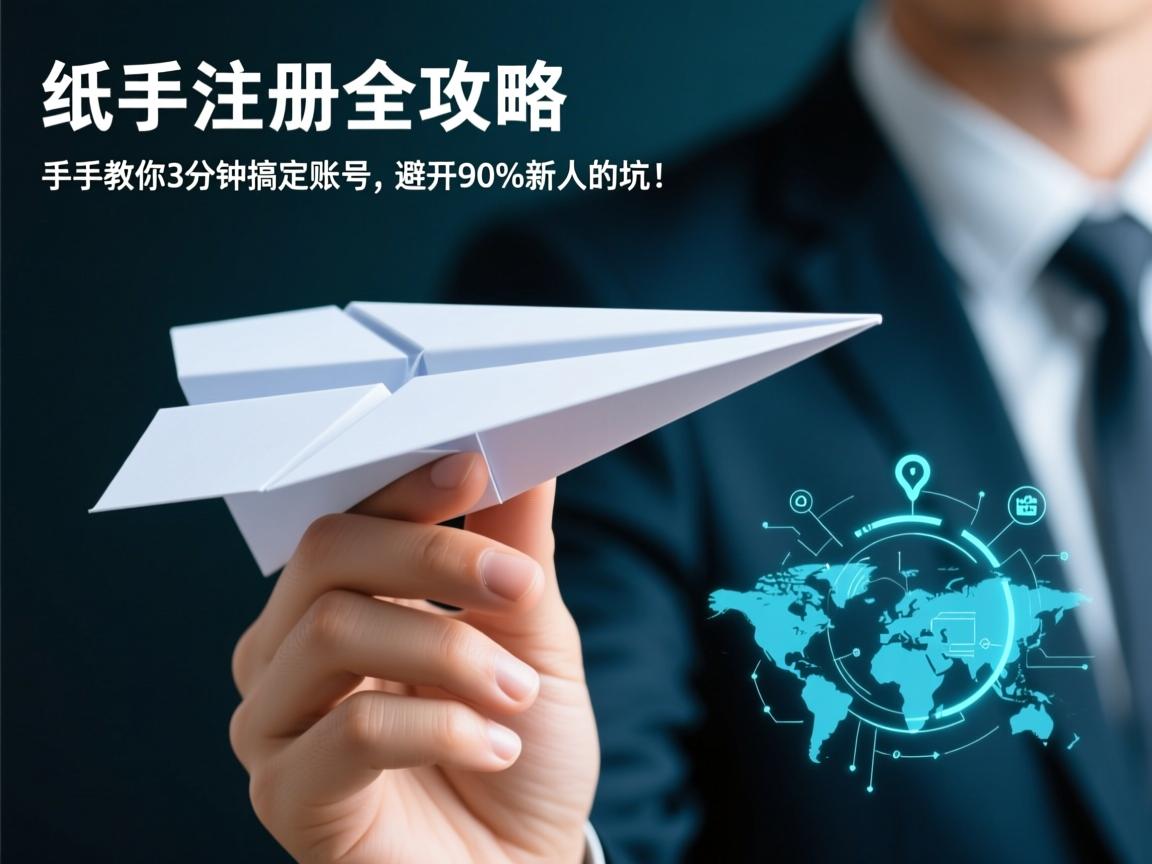 纸飞机注册全攻略,手把手教你3分钟搞定账号,避开90%新人的坑!