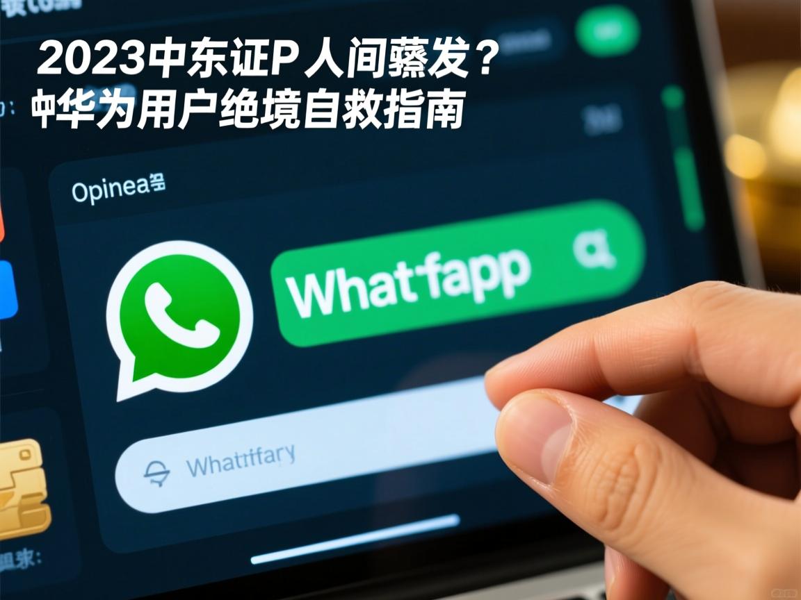 WhatsApp验证码人间蒸发?2023中东华为用户绝境自救指南