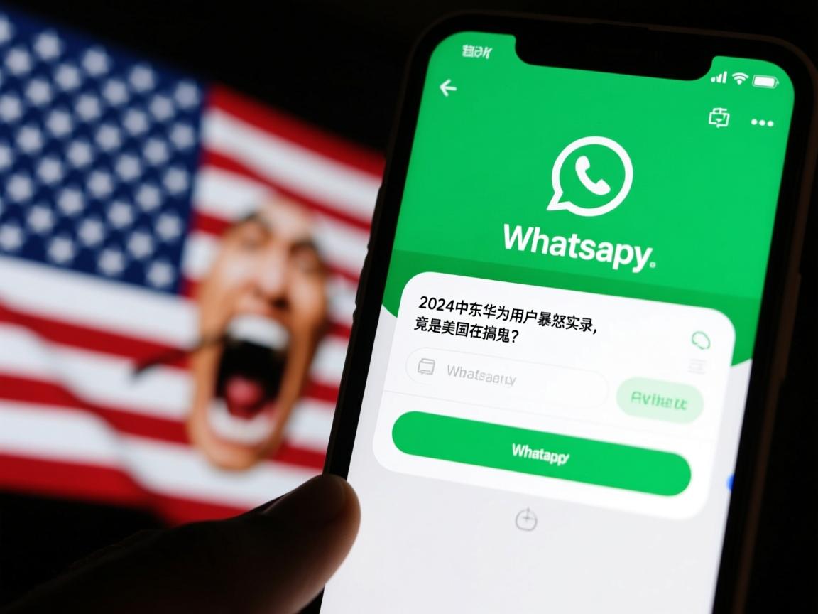 WhatsApp注册收不到验证码？2024中东华为用户暴怒实录，竟是美国在搞鬼？