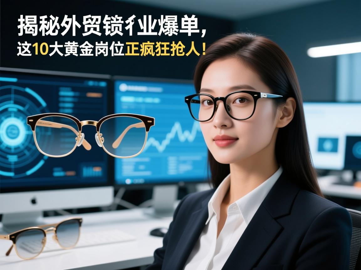 详细阅读:揭秘外贸眼镜行业,从设计到爆单,这10大黄金岗位正疯狂抢人! 揭秘外贸眼镜行业,从设计到爆单,这10大黄金岗位正疯狂抢人!