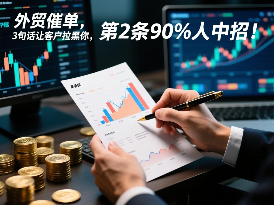 外贸催单翻车实录,3句话让客户拉黑你,第2条90%人中招!
