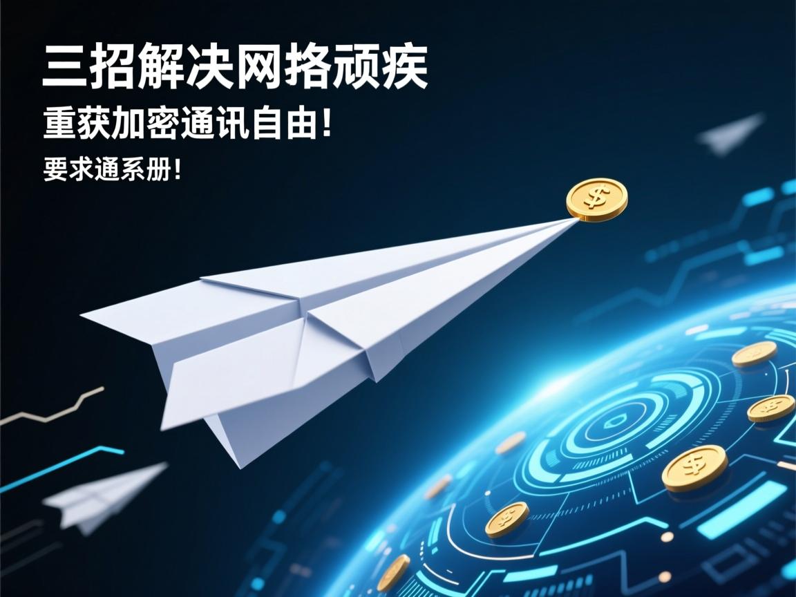 纸飞机失联急救手册,三招解决网络顽疾,重获加密通讯自由!