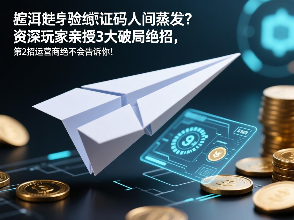 纸飞机验证码人间蒸发?资深玩家亲授3大破局绝招,第2招运营商绝不会告诉你!