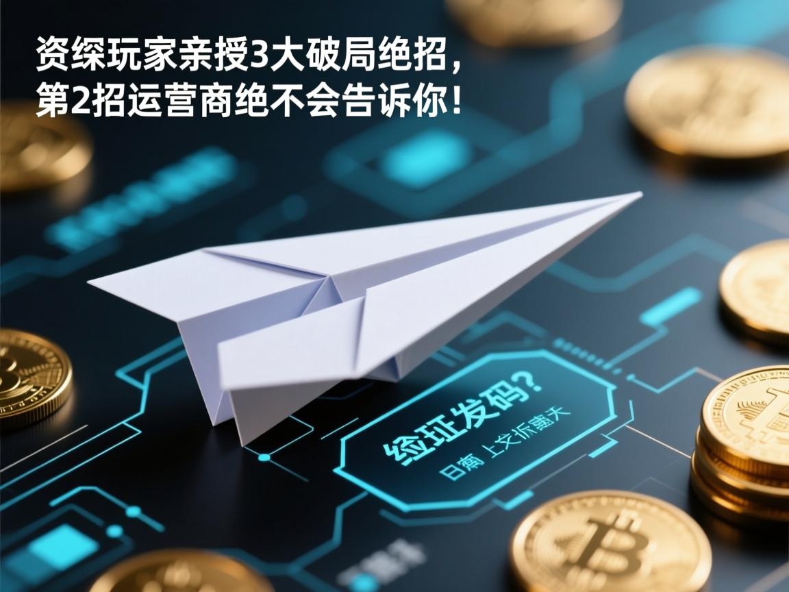 纸飞机验证码人间蒸发?资深玩家亲授3大破局绝招,第2招运营商绝不会告诉你!