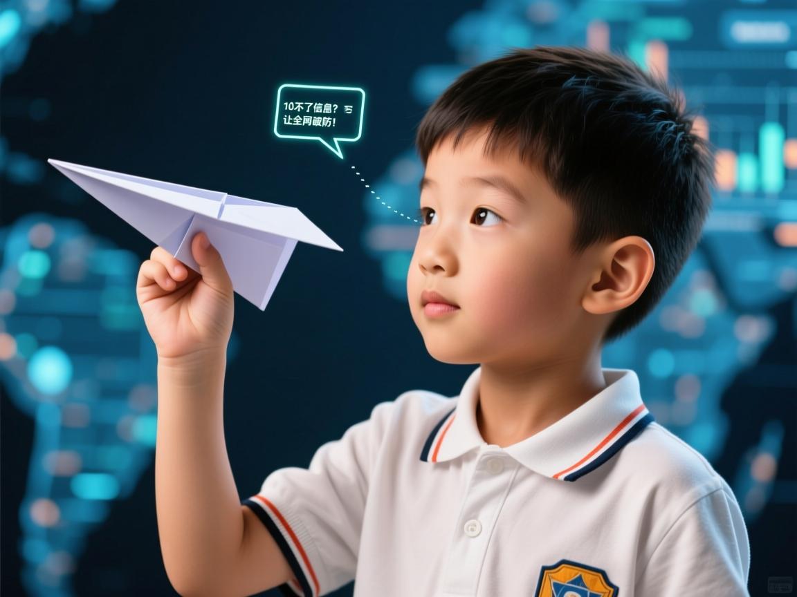 纸飞机发不了信息?10岁男孩的发现让全网破防!