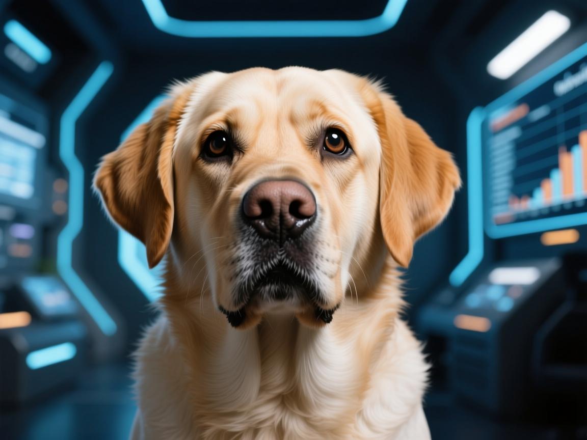 拉布拉多犬高清图片背后的惊人秘密,AI如何重塑萌宠摄影世界?