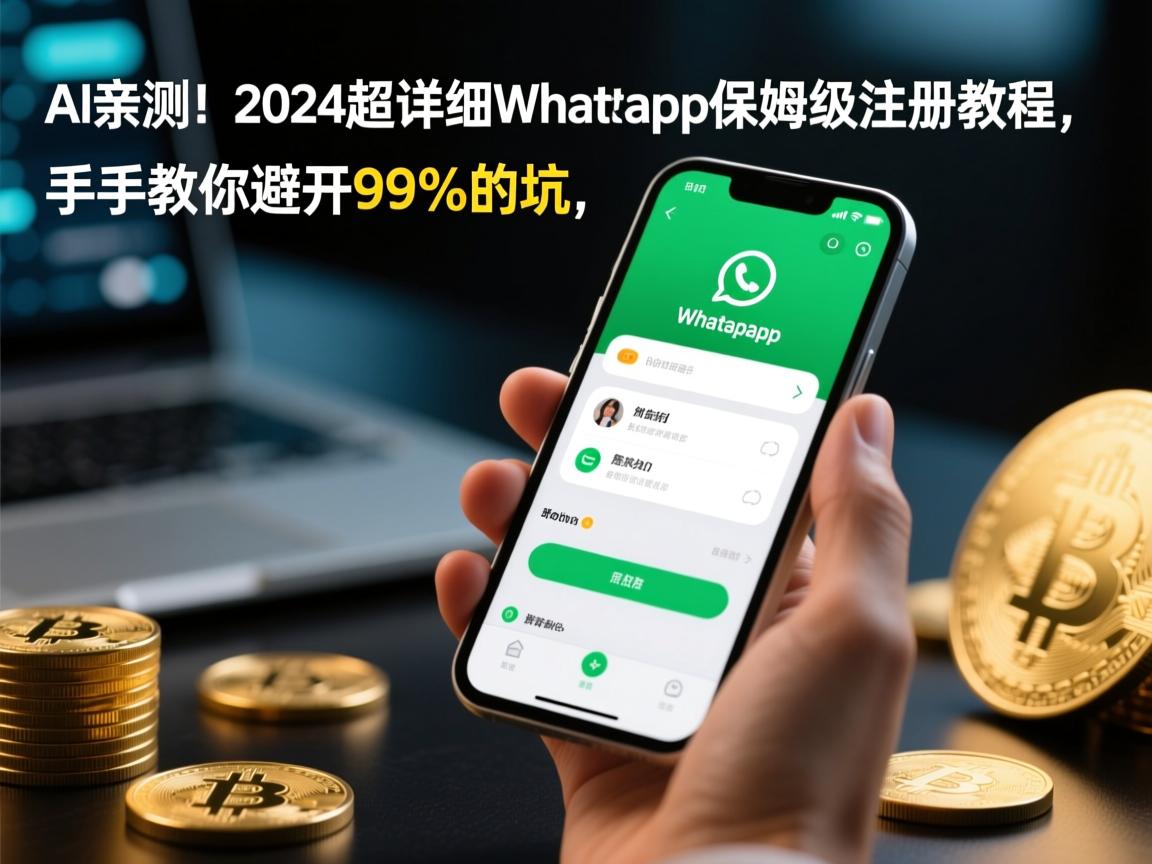AI亲测!2024超详细WhatsApp保姆级注册教程,手把手教你避开99%的坑