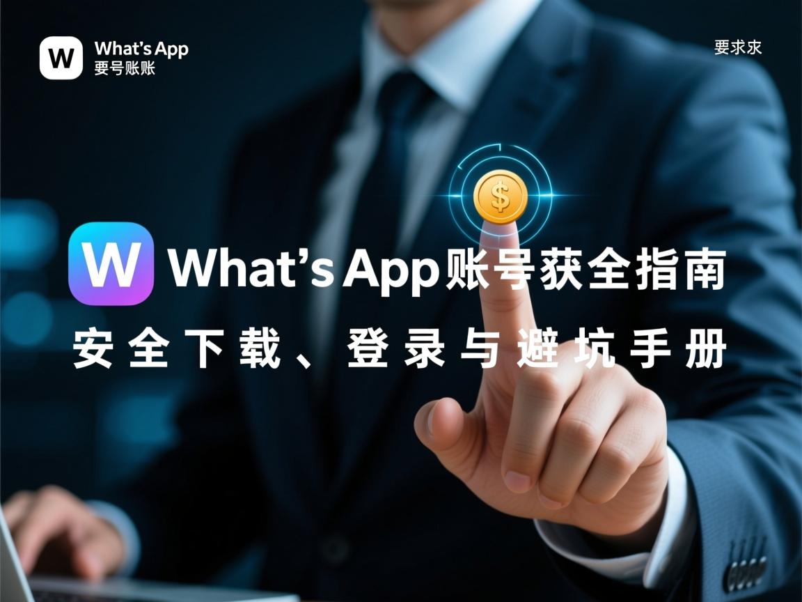 WhatsApp账号获取全指南,安全下载、登录与避坑手册