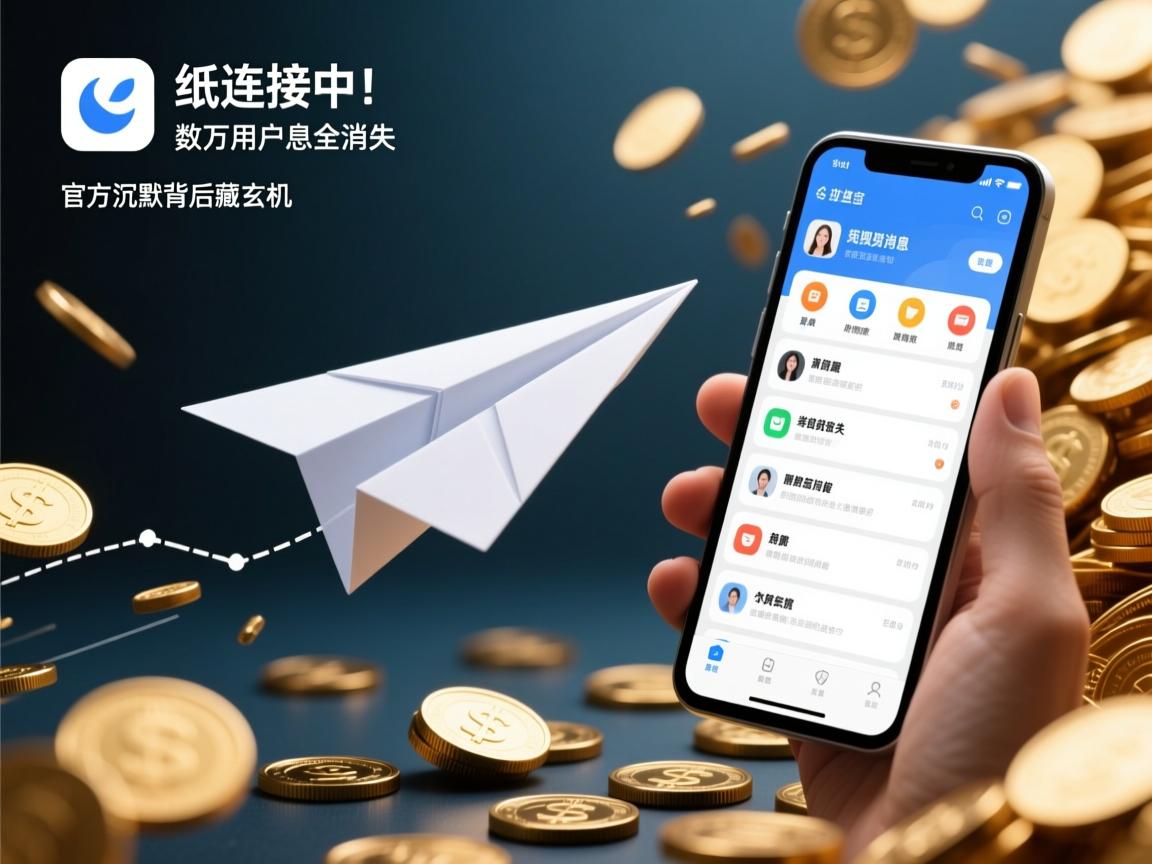 纸飞机APP惊现连接中!数万用户消息全消失,官方沉默背后藏玄机