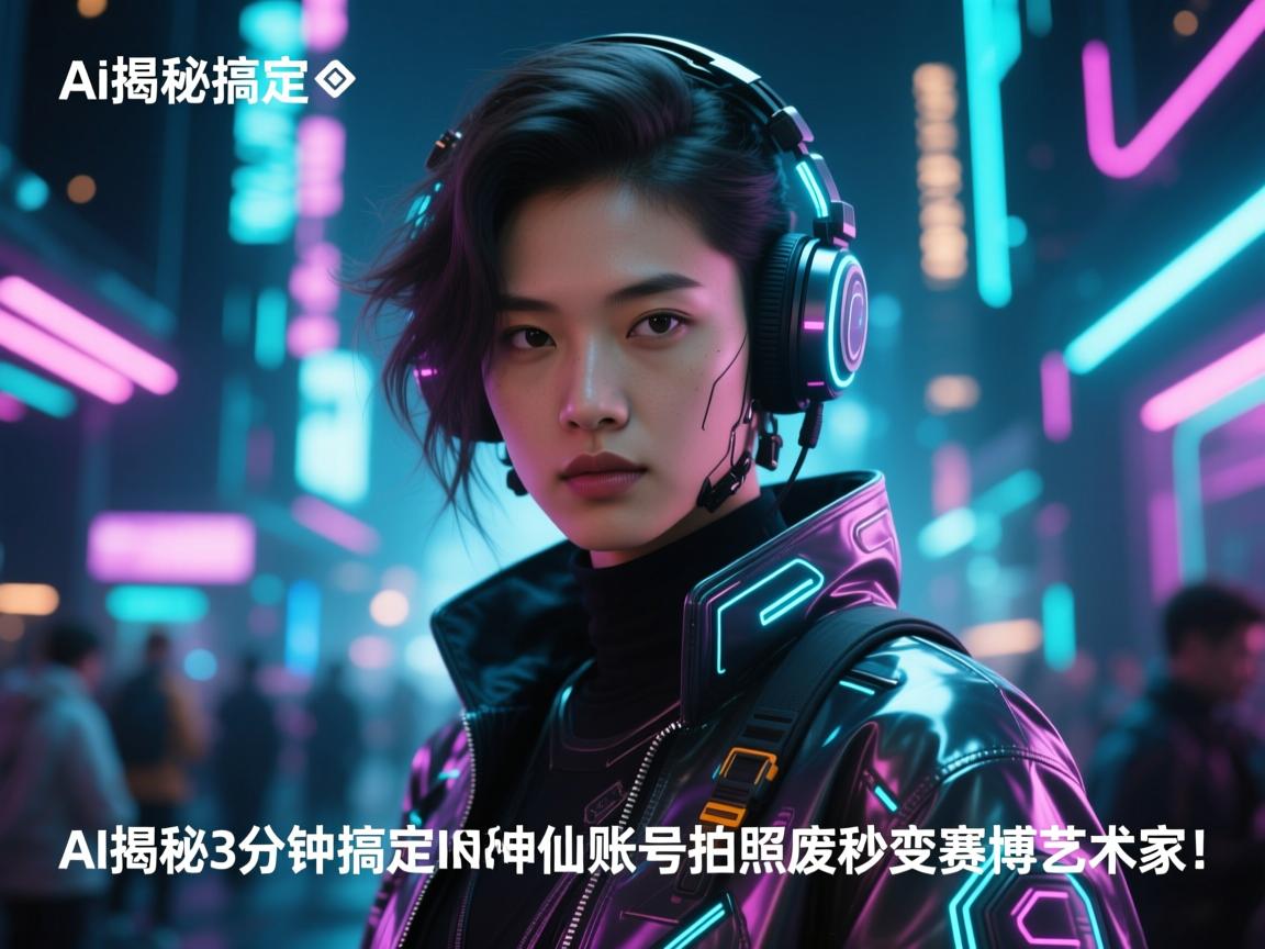 AI揭秘,3分钟搞定INS神仙账号,拍照废秒变赛博艺术家!