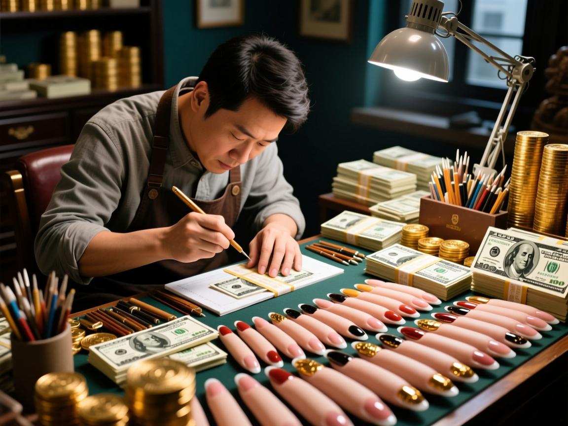 冷门暴利!中国手艺人靠指甲盖生意年赚千万,老外跪求代购