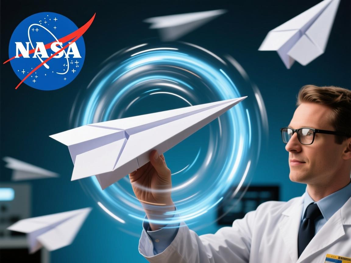 纸飞机疯狂转圈之谜!NASA工程师揭露空气动力学的惊人真相