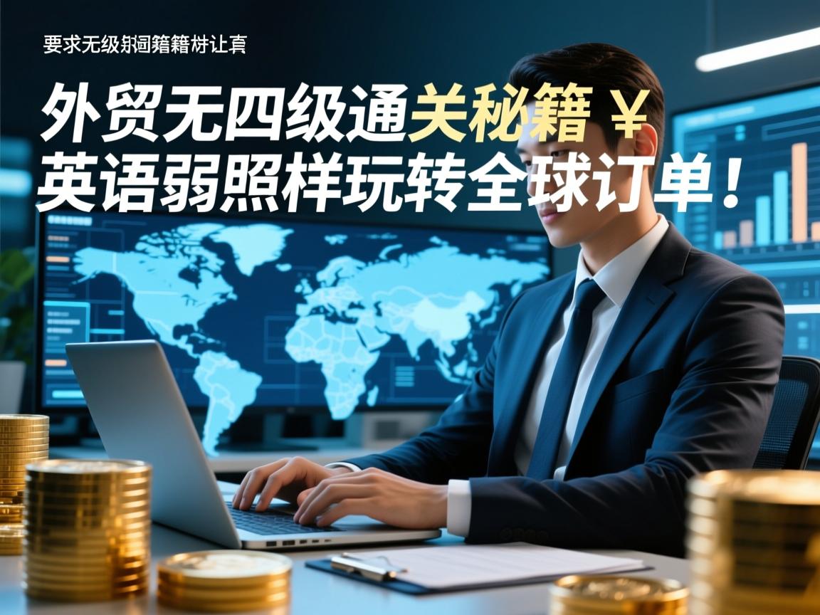 外贸无四级通关秘籍,英语弱照样玩转全球订单!