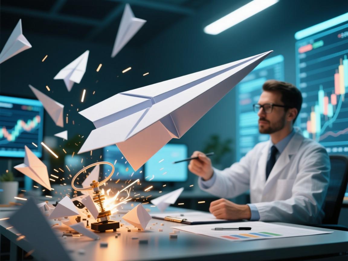 纸飞机失控翻滚?空气动力学专家揭秘终极驯服术!