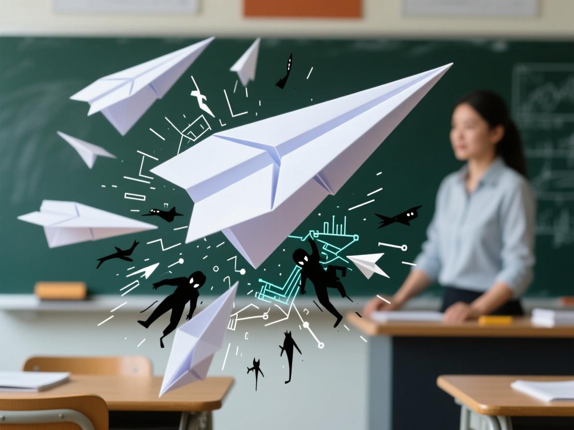 纸飞机失控翻滚?7大隐形杀手曝光!第5个让物理老师都沉默!