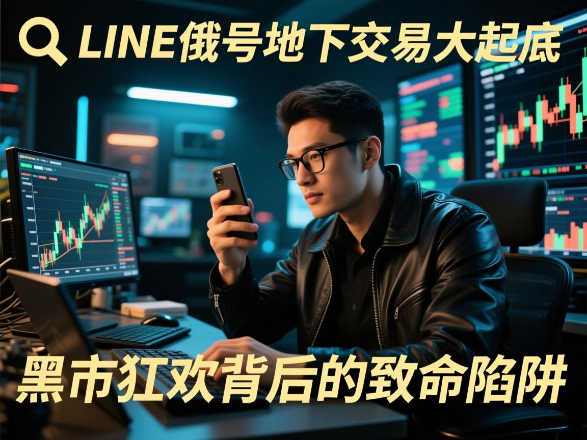🔍LINE账号地下交易大起底,黑市狂欢背后的致命陷阱