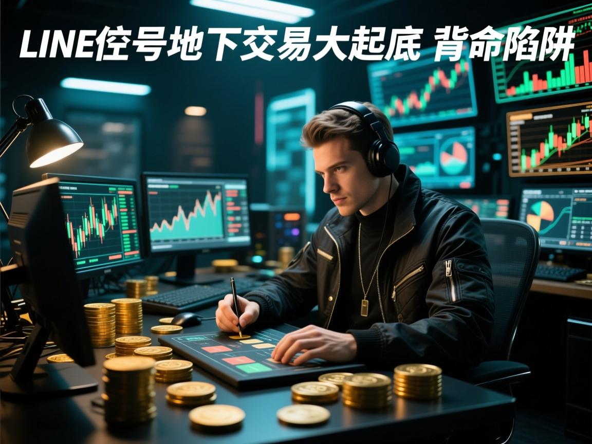 🔍LINE账号地下交易大起底,黑市狂欢背后的致命陷阱