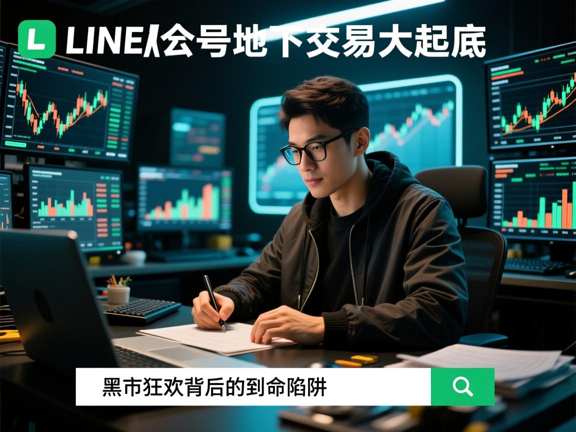 🔍LINE账号地下交易大起底,黑市狂欢背后的致命陷阱