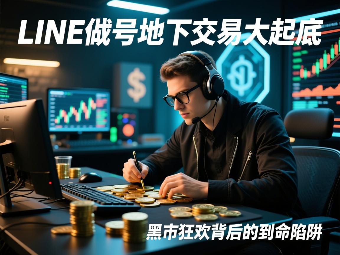 🔍LINE账号地下交易大起底,黑市狂欢背后的致命陷阱