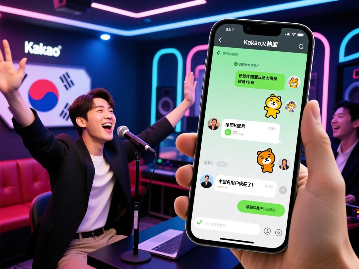 韩国爆火!KakaoTalk隐藏玩法大揭秘,手机秒变专业K歌房,中国用户疯狂了!