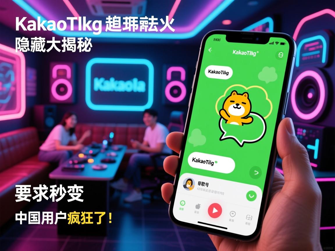 韩国爆火!KakaoTalk隐藏玩法大揭秘,手机秒变专业K歌房,中国用户疯狂了!
