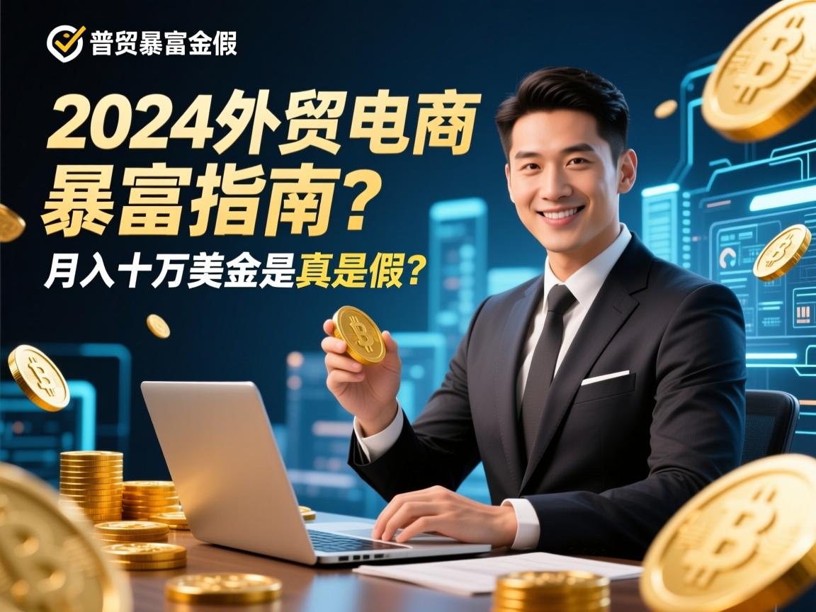 2024外贸电商暴富指南,普通人逆袭,月入十万美金是真是假?
