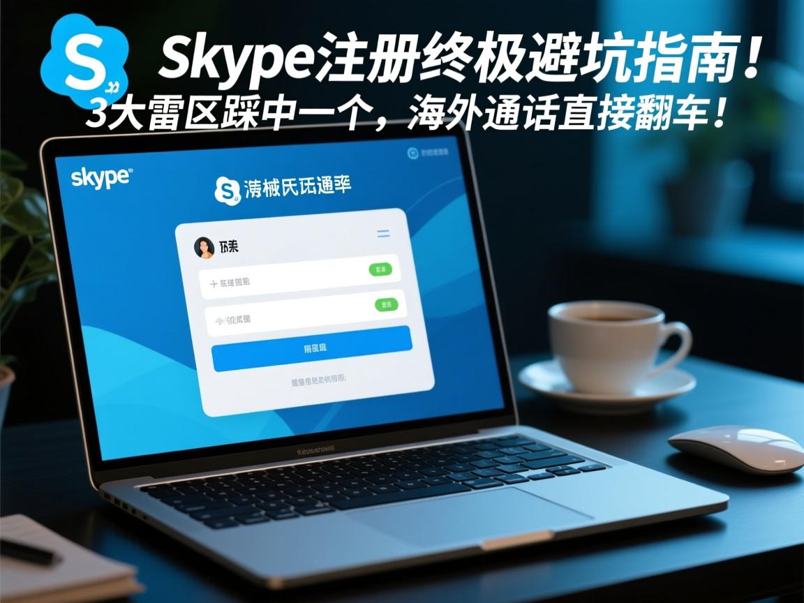 Skype注册终极避坑指南!3大雷区踩中一个,海外通话直接翻车!