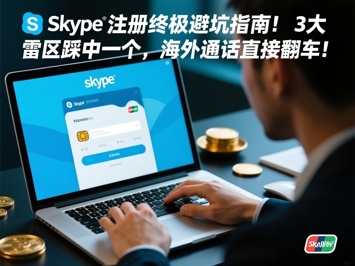 Skype注册终极避坑指南!3大雷区踩中一个,海外通话直接翻车!