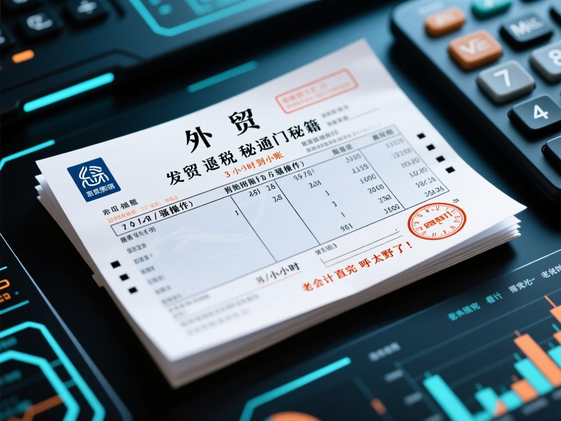 外贸发票退税通关秘籍,3小时到账的骚操作,老会计看完直呼太野了!