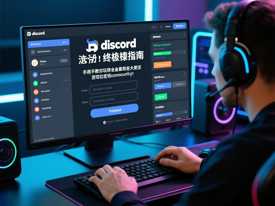 Discord注册终极指南,手把手教你玩转全球最大游戏社区!