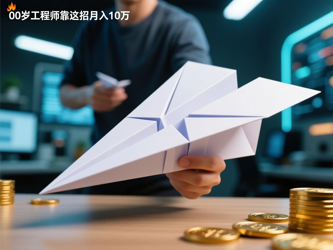 纸飞机教程视频爆火!00后工程师靠这招月入10万,折叠秘技颠覆认知