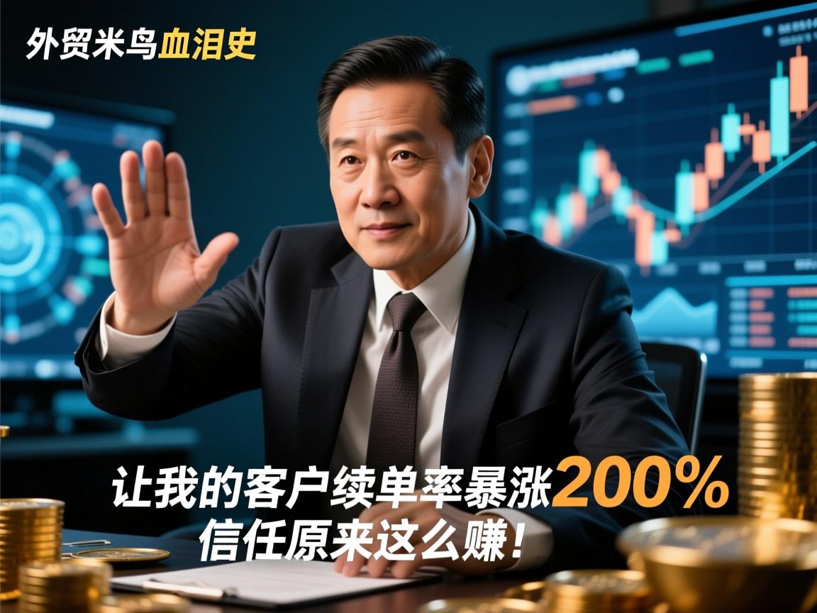 外贸老鸟血泪史,3个动作让我的客户续单率暴涨200%信任原来这么赚!